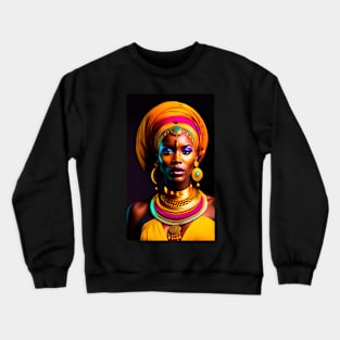 Colorful tribal queen Crewneck Sweatshirt